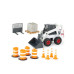 1/16 Big Farm Bobcat Skid Steer Set with Accessories