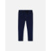 Toddler Girls Plush Lined Dark Blue Denim Jeggings - Toddler|Child