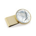 Men's JFK Half Dollar Stainless Steel Coin Money Clip