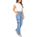 Juniors' Bootcut Cargo Jeans