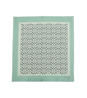 COACH, Women's Vintage Signature Print Silk Square Scarf