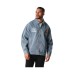 Men's and Women's Blue Los Angeles Lakers Coaches Full-Zip Denim Jacket