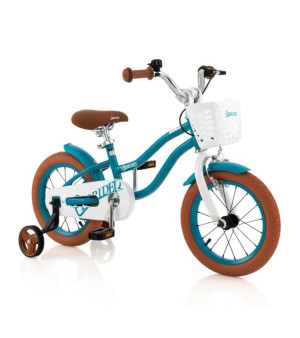 Costway, 14'' Kids Bicycle with Removable Training Wheels & Basket for 3-5 Years Old