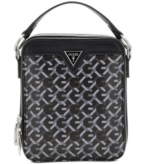 GUESS, Men's Woven Logo Crossbody Bag