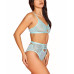 Women’s 2PC Lingerie Set Patterned with Lace, Mesh and Bows Accents