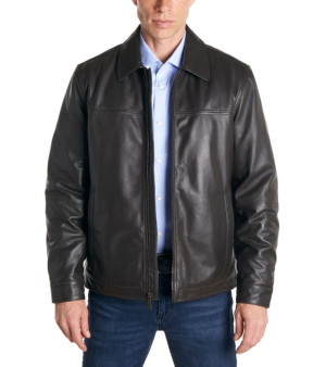 Perry Ellis, Men's Classic Leather Jacket