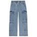Big Girls Denim Parachute Cargo Pants