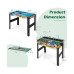 12-in-1 Combo Game Table Set with Foosball Air Hockey Pool Ping Pong Chess Bowling