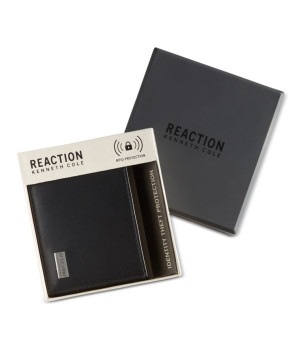 Kenneth Cole Reaction, Men's Leather Nappa RFID Extra-Capacity Slimfold Wallet