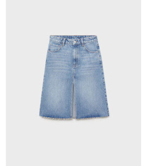 Women's Denim Midi Skirt