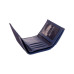 Men's Logo Rubber Leather Trifold Wallet
