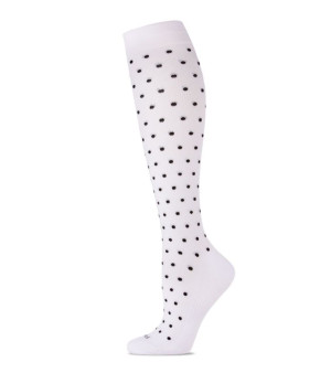 MeMoi, Classic Polka Dots Women's Compression Socks