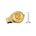 Men's Gold-Layered JFK Half Dollar Coin Money Clip
