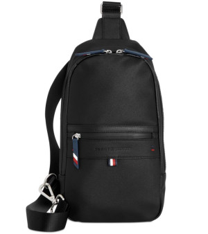 Tommy Hilfiger, Men's Leo Logo Embossed Sling Backpack