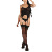Women's Cami Chic Lace Garter String Bikini Lingerie Set