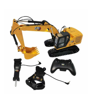 Diecast Masters, 1/16 Radio Control Caterpillar 320 Excavator with Bucket, Grapple and Hammer