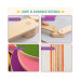 12-Piece Kids Wooden Balance Beam with Colorful Steeping Stones