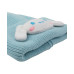 3D Plush Character Head Blue Tall Cuff Beanie