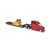 1/87 Peterbilt UltraLoft Tandem Tractor with Lowboy Trailer & Caterpillar D5M Dozer