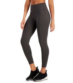 ID Ideology, High-Waist Side-Pocket 7/8 Length Leggings