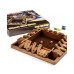 14 Inches 4-Way Shut The Box Dice Board Game (2-4 Players) for Kids & Adults