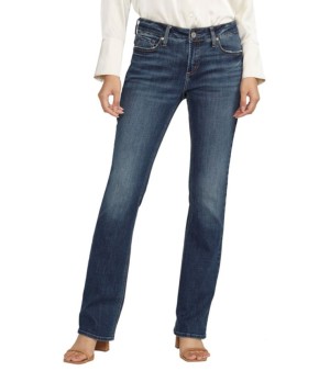 Silver Jeans Co., Elyse Mid Rise Slim Bootcut Luxe Stretch Jeans
