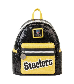 Loungefly, Men's and Women's Pittsburgh Steelers Sequin Mini Backpack