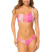 Juniors' Shine On Convertible One-Shoulder Bikini Top & Sunday Ruched-Side Bikini Bottoms