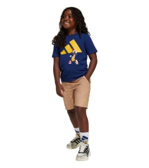 adidas, Juniors Disney Mickey Mouse Shorts and T-Shirt, 2-Piece Set