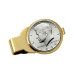 Men's JFK 1964 First Year of Issue Half Dollar Coin Money Clip