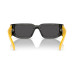 Color: Black, Yellow Marble