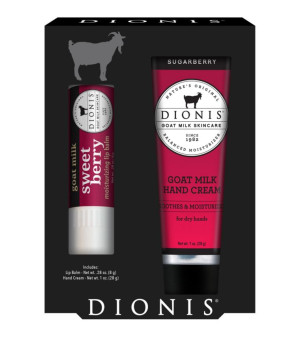 Dionis, Berrylicious Goat Milk Lip Hand Set, 2 Piece