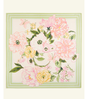Macy's, Flower Show Square Silk Scarf