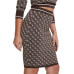 Women's Lise 4G-Logo Pull-On Sweater Skirt
