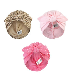 Hudson Baby, Baby Girls Hudson Turban Cotton Headwraps