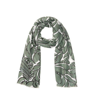 Olsen, Abstract Leaf Print Scarf