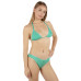 Juniors' Crimped Striped Bikini Top & Bottoms