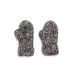 Women's Sherpa Mitten Gloves, Frosted Black, One Size