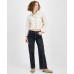 Juniors' Frayed Cropped Denim Jacket