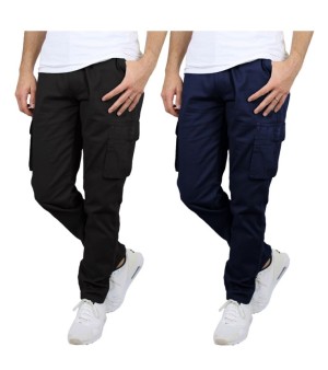 Blu Rock, Men's 2-Pack Flex Stretch Cargo Pants