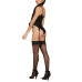 Women's Cami Chic Lace Garter String Bikini Lingerie Set