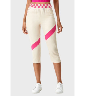 Bellemere New York, Women's Bellemere High-Waisted Checkered Chic Crop Pants