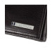 Men's Enameled Logo Leather Trifold Wallet