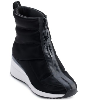 DKNY, Women's Parla Zip Up Wedge Winter Booties