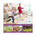 12-Piece Kids Wooden Balance Beam with Colorful Steeping Stones
