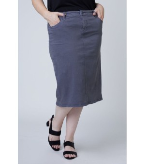SLINK Jeans, Plus Size Color Skirt