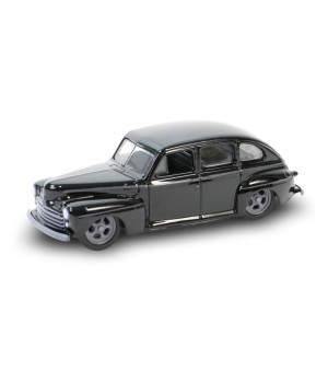 Greenlight Collectibles, 1/64 1948 Ford Fordor Super Deluxe Lowrider, Black Bandit Series 29