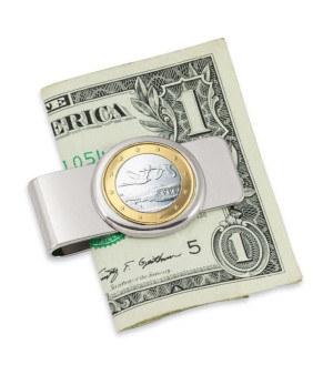 American Coin Treasures, Men's Finland Swan One Euro Coin Money Clip
