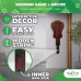 - Hook and Ring Game - Guitar Game Room Wall Decor - Stylish Folding Design - Weather Resistant - Easy Adjust String