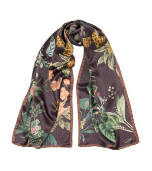 Elizabetta, Sara - Long Satin Silk Scarf for Women